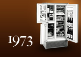 1973 野菜室付き3ドア冷凍冷蔵庫「ニューアラスカ」