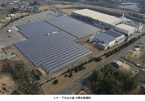 シャープ大山の森 太陽光発電所