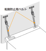 家電製品の転倒・落下対策［冷蔵庫］