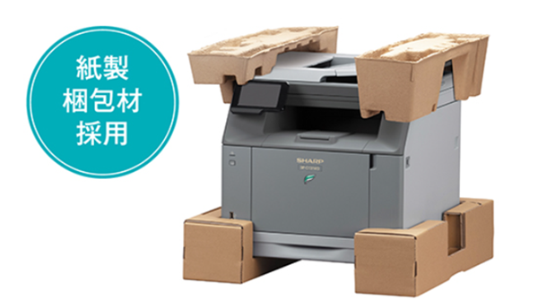 紙製梱包材採用