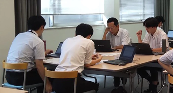 グループワークをしている様子