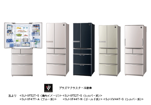 プラズマクラスター冷蔵庫 4機種を発売 | ニュースリリース：シャープ