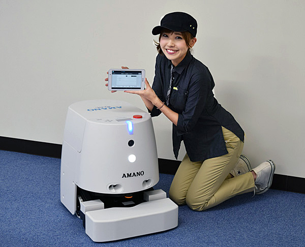 アマノ株式会社向け　自律走行式 業務用ロボット掃除機「RcDC」　＜RV-380iX＞