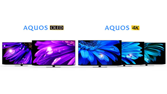 在庫超激安No.2355SHARP　シャープ　4K有機ELテレビ　55V型　 AQUOS OLED　4T-C55DQ1　21年製　リモコン付属　動作品 液晶