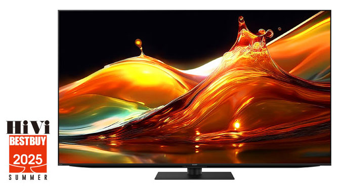 AV専門誌「HiVi」主催「2025 夏のベストバイ」で、『AQUOS XLED』＜4T